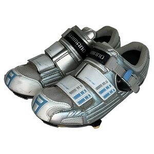SHIMANO Off Set Cycling Shoes Silver SH-R085W  Women’s Size 6.5 SPDSL Click In